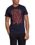 ADIDAS Essentials Linear Scatter Tee Navy - DV3048 - 1t