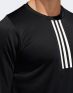 ADIDAS Freelift Climawarm 3-Stripes Shirt Black - DY1664 - 5t