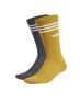 ADIDAS Full Glitter Crew Socks 2 Pairs Black/Victory Gold - H36835 - 1t
