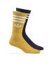 ADIDAS Full Glitter Crew Socks 2 Pairs Black/Victory Gold - H36835 - 2t