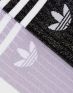 ADIDAS Full Glitter Crew Socks 2 Pairs Black/Purple - GN3065 - 2t