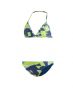 ADIDAS Girls Allover Print Swim Suit Multi - DQ3382 - 1t