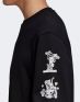 ADIDAS Goofy Crew Sweatshirt Black/White - GD6025 - 7t