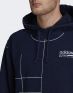 ADIDAS Kaval Graphic Hoodie Navy - DV1950 - 6t