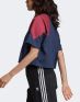 ADIDAS Large Logo Tee Navy/Red - GD2393 - 3t