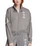ADIDAS Large Logo Track Jacket Charcoal Solid Grey/White - FS7219 - 1t
