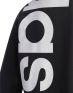 ADIDAS Logo Crew Sweatshirt Black - FM0690 - 4t