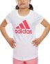 ADIDAS Must Haves Badge of Sport Tee White / Core Pink - FM6509 - 1t