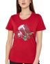 ADIDAS Must Haves Flower Tee Red - ED6162 - 1t
