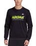 ADIDAS Must Haves Graphic Crew Sweatshirt Black - GK3672 - 1t