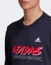 ADIDAS Must Haves Graphic Crew Sweatshirt Navy - GK3673 - 5t
