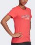 ADIDAS  Must Haves Graphic Linillu Tee Core Pink - FQ2032 - 3t