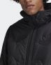 ADIDAS Originals Trefoil Repeat Puffer Jacket Black - GE1332 - 4t