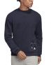 ADIDAS Tech Graphic Crew Sweatshirt Navy - FL5711 - 1t