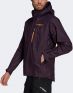ADIDAS Terrex Fastr Gore-Tex Rain Jacket Purple - GH1557 - 3t
