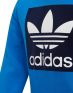 ADIDAS Trefoil Logo Sweatshirt Set Blue - ED7684 - 3t