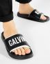 CALVIN KLEIN Swimwear Flip-Flops Black - KM0KM00495-BEH - 7t