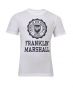FRANKLIN AND MARSHALL Logo Tee Bright Wh - FMS0060-002 - 1t