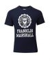 FRANKLIN AND MARSHALL Logo Tee Navy - FMS0060-178 - 1t