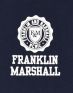 FRANKLIN AND MARSHALL Retro Logo Ringer Navy - FMS0065-178 - 3t