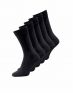 JACK&JONES 5-Pack Classic Socks All Black - 12113085/black - 1t