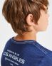 JACK&JONES Boy's Logo Print T-Shirt Dark Blue - 12149395/db - 3t