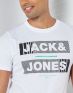 JACK&JONES Core Chris Tee White - 12187539/white - 3t