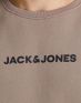 JACK&JONES Crew Neck Sweatshirt Beige - 12213069/fungi - 4t
