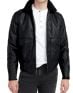 JACK&JONES Cruise Leather Jacket Black - 12185558/black - 1t