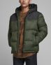 JACK&JONES Hooded Puffer Jacket Forest Night - 12173867/forest - 3t