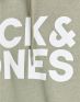 JACK&JONES Logo Hoodie Green - 12152840/tea - 4t