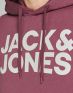 JACK&JONES Logo Hoodie Hawthorn Rose - 12152840/rose - 5t