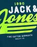 JACK&JONES Neon Logo Tee Blue - 12189195/blue - 4t