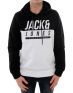 JACK&JONES Sweat Block Hoodie Black - 12191988/black - 1t