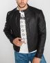 JACK&JONES On Trend Leather Jacket - 12125440/black - 2t
