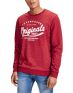 JACK&JONES Classic Sweatshirt Red - 12134193/scarlet - 1t