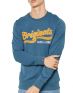 JACK&JONES Varsity Printed Sweatshirt Blue - 12133395/blue - 1t