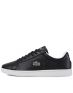 LACOSTE Carnaby Evo Tumbled Leather Sneakers Black - 740SMA0015-454 - 1t