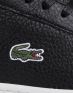 LACOSTE Carnaby Evo Tumbled Leather Sneakers Black - 740SMA0015-454 - 6t