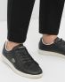 LACOSTE Carnaby Evo Tumbled Leather Sneakers Black - 740SMA0015-454 - 7t