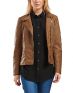 ONLY Leather Look Jacket Brown - 10802/brown - 3t