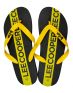 LEE COOPER Timoko Flip-Flops Black/Yellow - Timoko-black-yellow - 2t