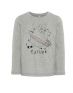 NAME IT Cat Long Sleeved Blouse Grey - 13164124/grey - 1t