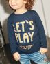NAME IT Cool Printed Long Sleeved Blouse Navy - 13161466/navy - 4t