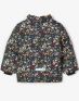 NAME IT May Floral Print Winter Jacket Dark Sapphire - 13178663/sapphire - 3t