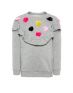 NAME IT Pom Pom Sweatshirt Grey - 13164795/grey - 1t