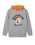 NAME IT Printed Hooded Sweatshirt Grey Melange - 13184656/grey - 1t