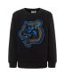 NAME IT Tiger Embroidered Sweatshirt Black - 13170115/black - 1t