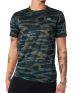 NEW BALANCE Printed Accelerate Short Sleeve Tee Black/Camo - MT03204-NSE - 1t