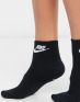 NIKE 3-Pack Essential Ankle Socks Black - SK0110-010 - 3t